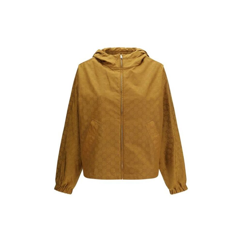 Gucci Beige Nylon Shell Women's Jacket